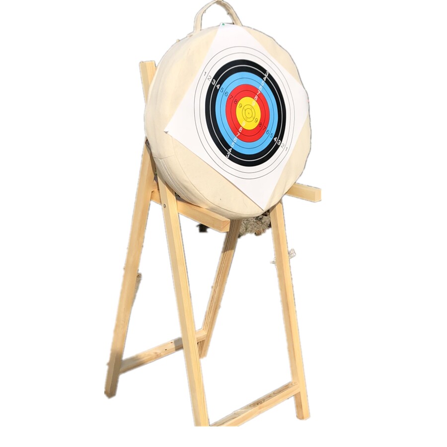 弓箭仿古实木靶箭架子可拆卸可折叠传统草靶架射箭飞镖