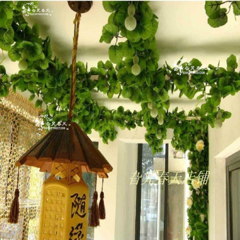 仿真水果蔬菜藤条葫芦花藤农家乐饭店吊顶装饰仿真绿植
