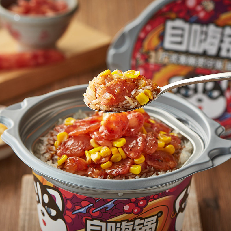 达人推荐自嗨锅煲仔饭多口味网红广式香肠夜宵自热火锅