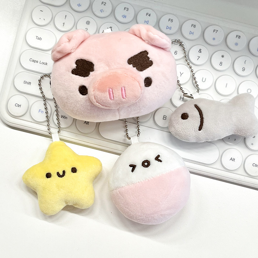 大坏动物餐厅迷你挂件可爱治愈情侣书包钥匙扣包挂件