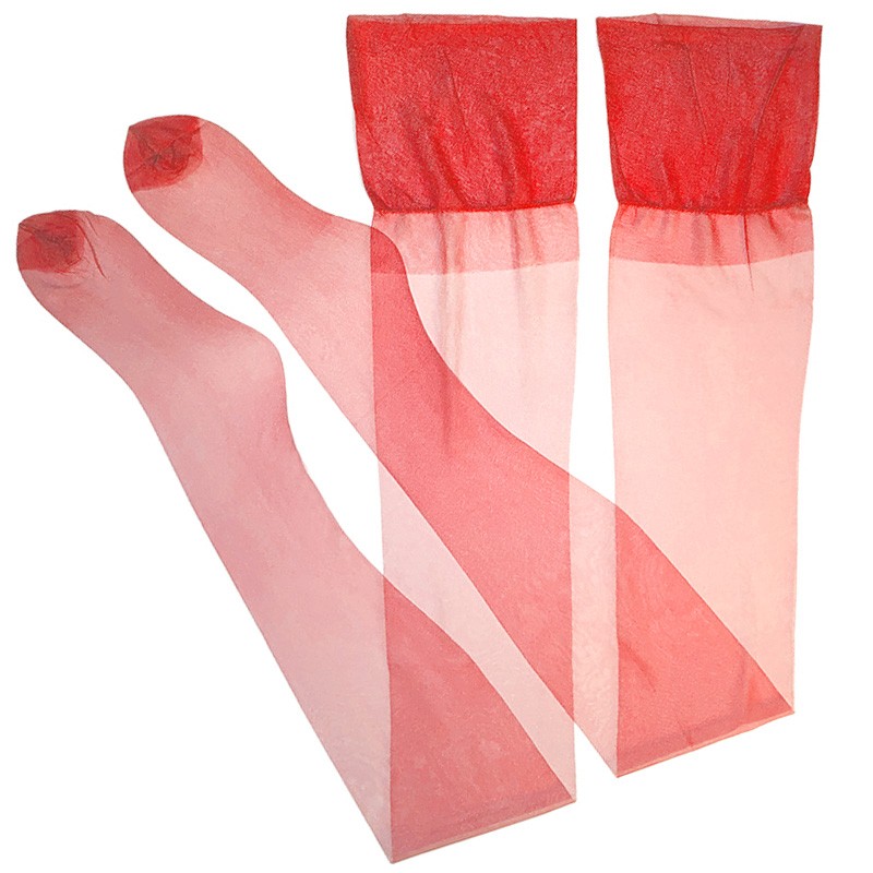 激情诱惑5d无弹力新品复古超薄透明尼龙长筒长筒袜