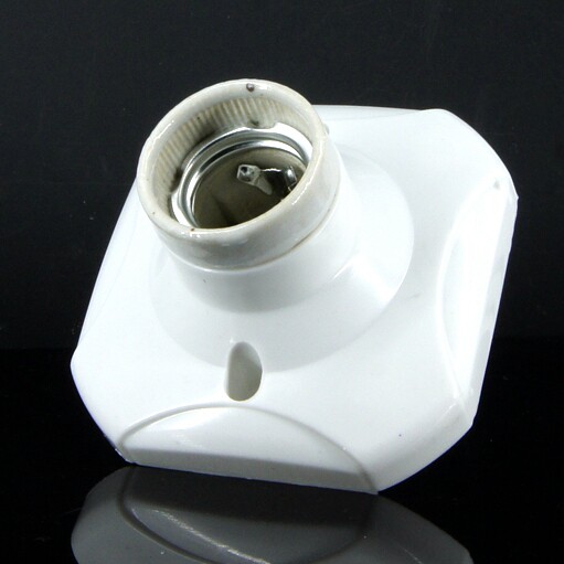 灯座陶瓷大功率e27螺口灯头防水耐高温led节能灯灯具配件