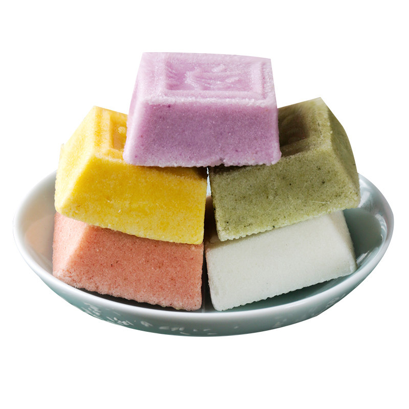 篁记嘉兴特产蔬果彩色尺糕非遗手工小方糕糯传统中式糕点