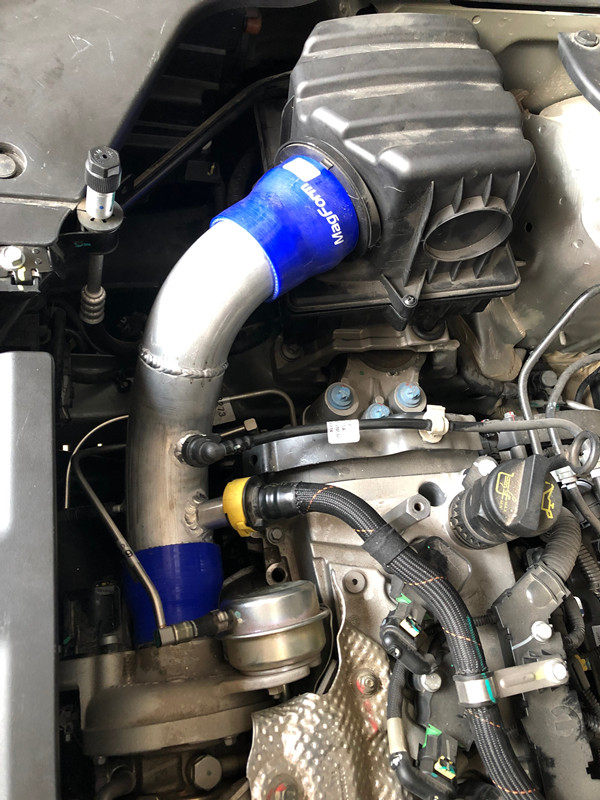 4t原装位进气管铝合金强化进气总管