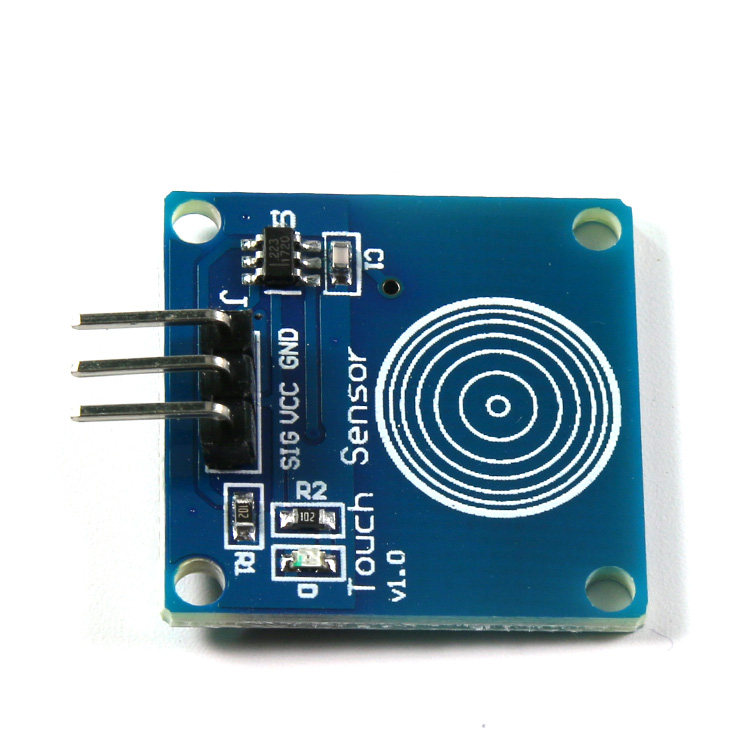 单路ttp223触摸传感器模块1路轻触触动开关电子爱好者之家