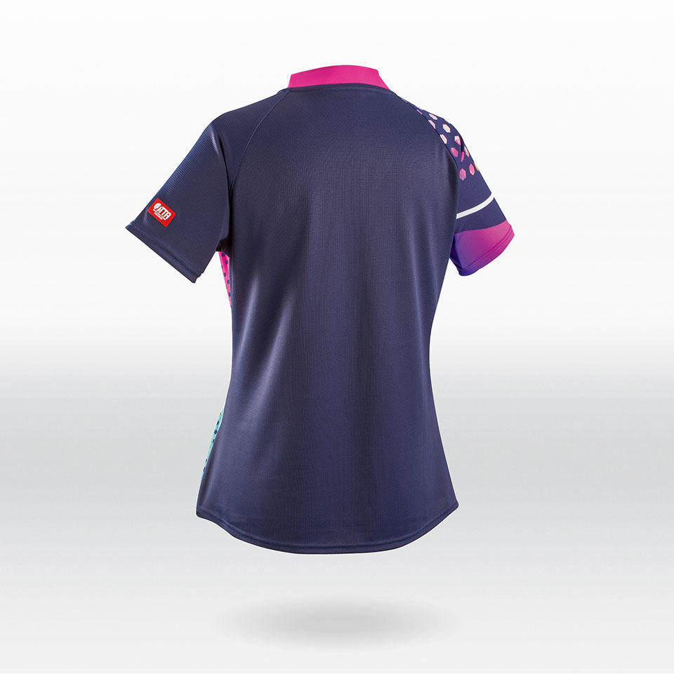 日本butterfly蝴蝶乒乓球服女宽松短袖透气速干运动服乒乓球服