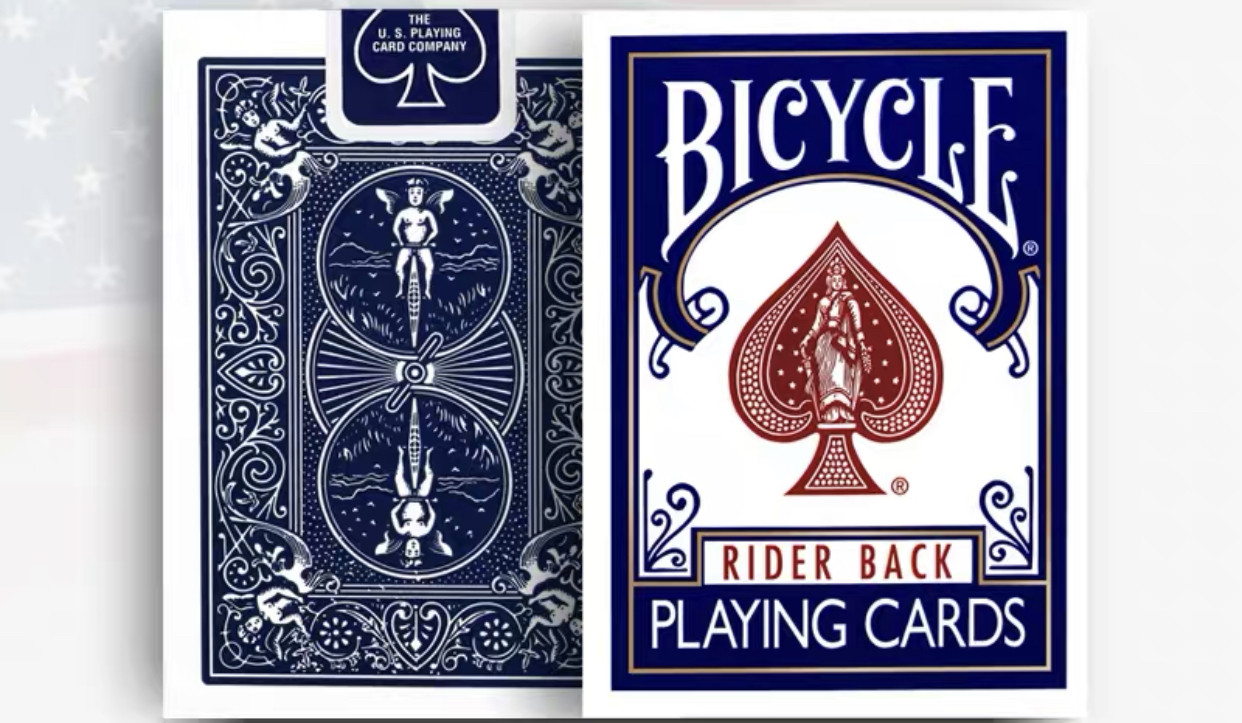 单车扑克牌bicycleplayingcards老版蓝标单车牌车牌美国魔术道具