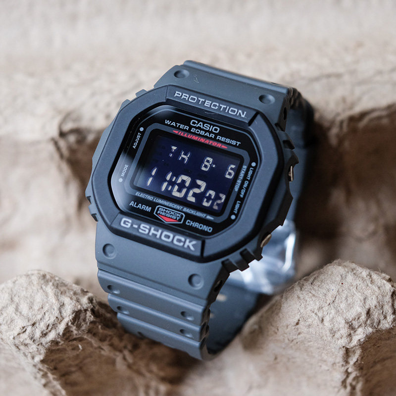 卡西欧gshock冰川王一博同款dw5600thc1sk15610su8男手表