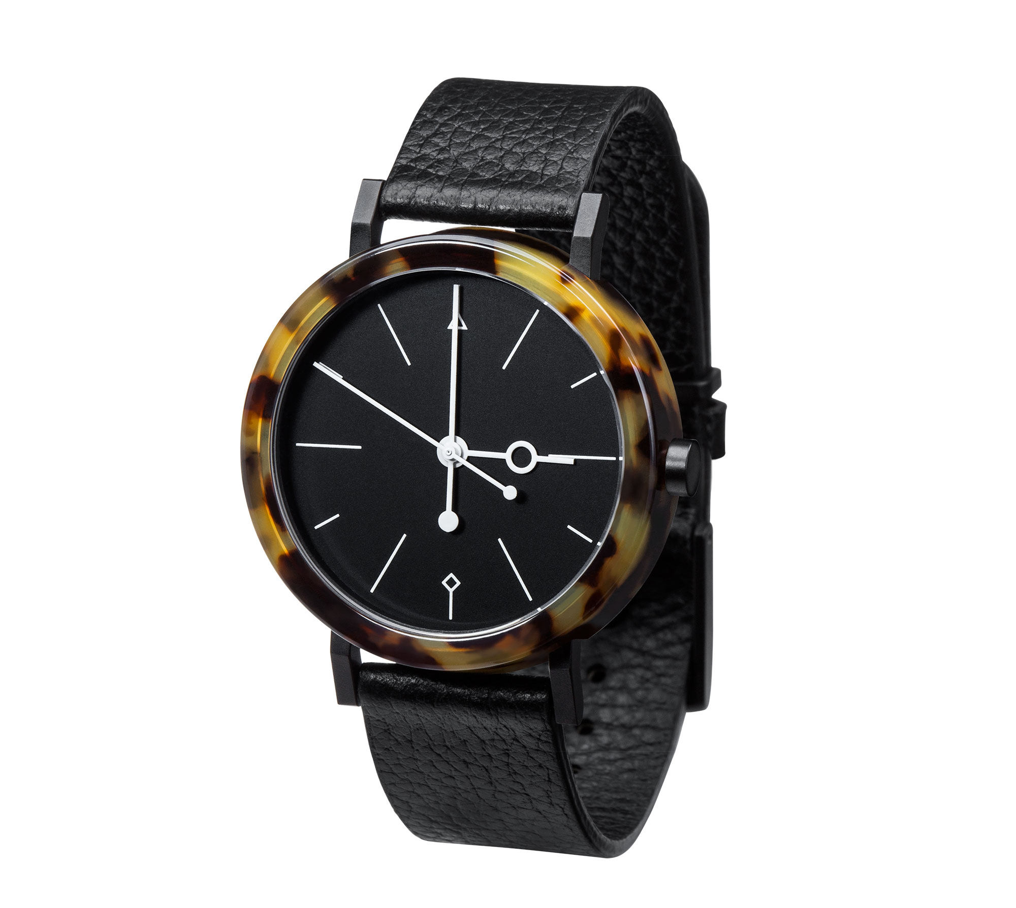 官方授权澳洲aark极简玳瑁中性石英手表shell欧美腕表