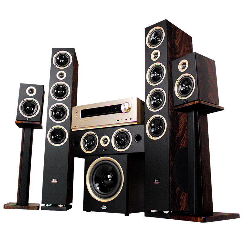 aeje蓝牙5.1家庭影院音响套装家用无线3d环绕ktv音箱低音炮功放机