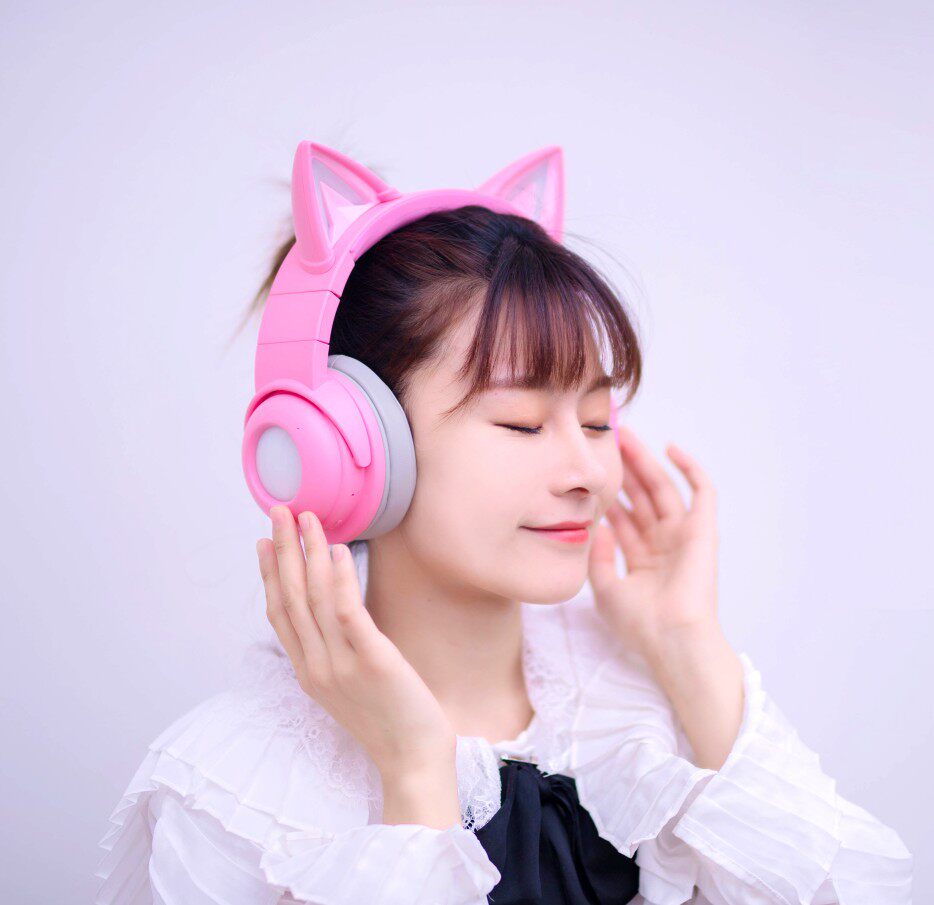 猫耳耳机三代头戴无线蓝牙竞技主播游戏发光游戏电竞头戴耳机