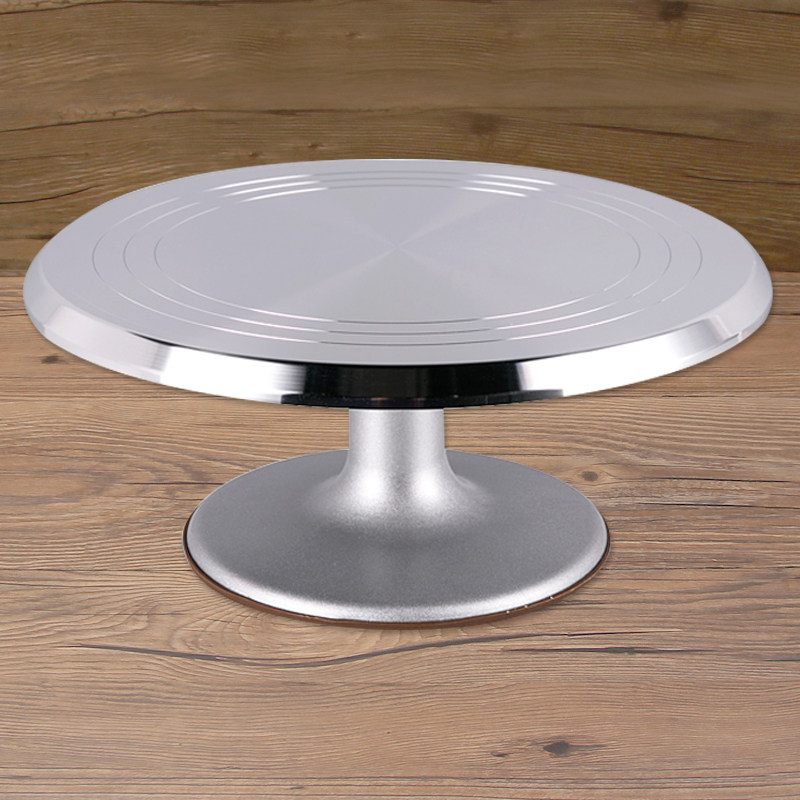 转台法焙客铝合金蛋糕花台奶油转盘防滑生日蛋糕花架其它烘焙器具