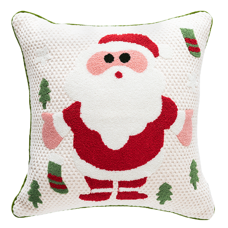 圣诞抱枕老人人大圣诞节节日装扮女友同学朋友靠垫