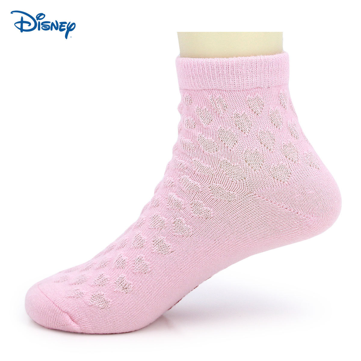 专柜三枪内衣迪士尼夏天男童童女童袜网眼透气儿童袜子(0-16岁)