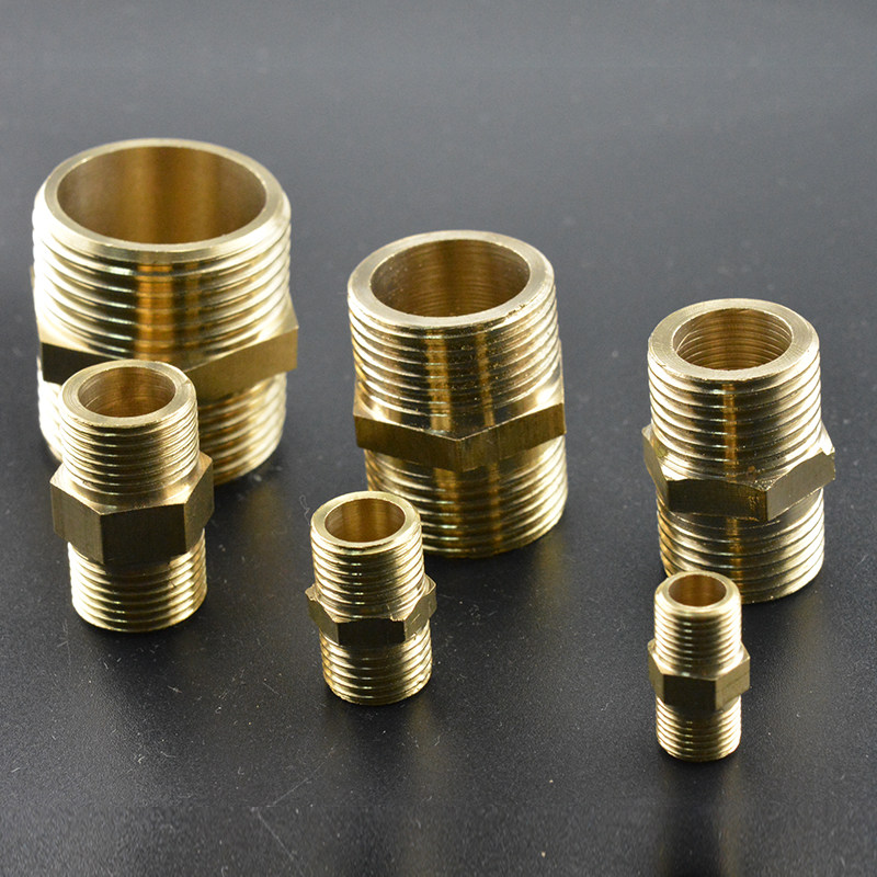 4分内接直接2分3分1寸径直丝双外丝螺纹接头