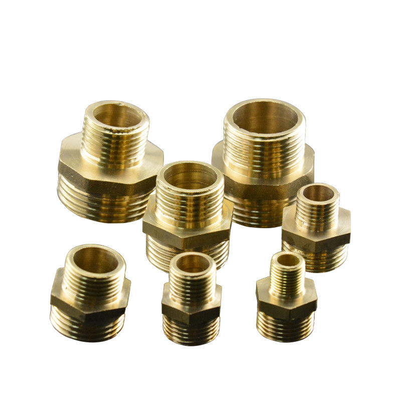 4分内接直接2分3分1寸径直丝双外丝螺纹接头