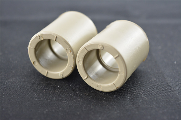 联塑ppr给水管冷热水热熔焊接直通灰色塑料管箍直ppr管