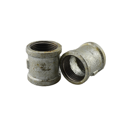 加厚国标玛钢镀锌铁直通丝扣管箍管件双内丝牙直对接头4分6分1寸