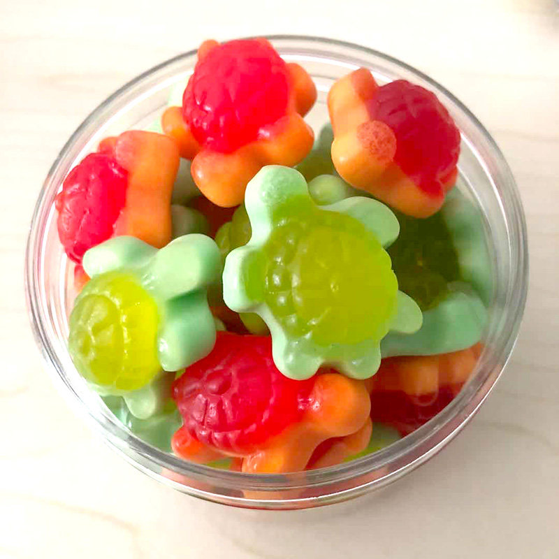 新品德国品牌小乌龟橡皮橡皮糖糖糖果汁软糖水果糖果