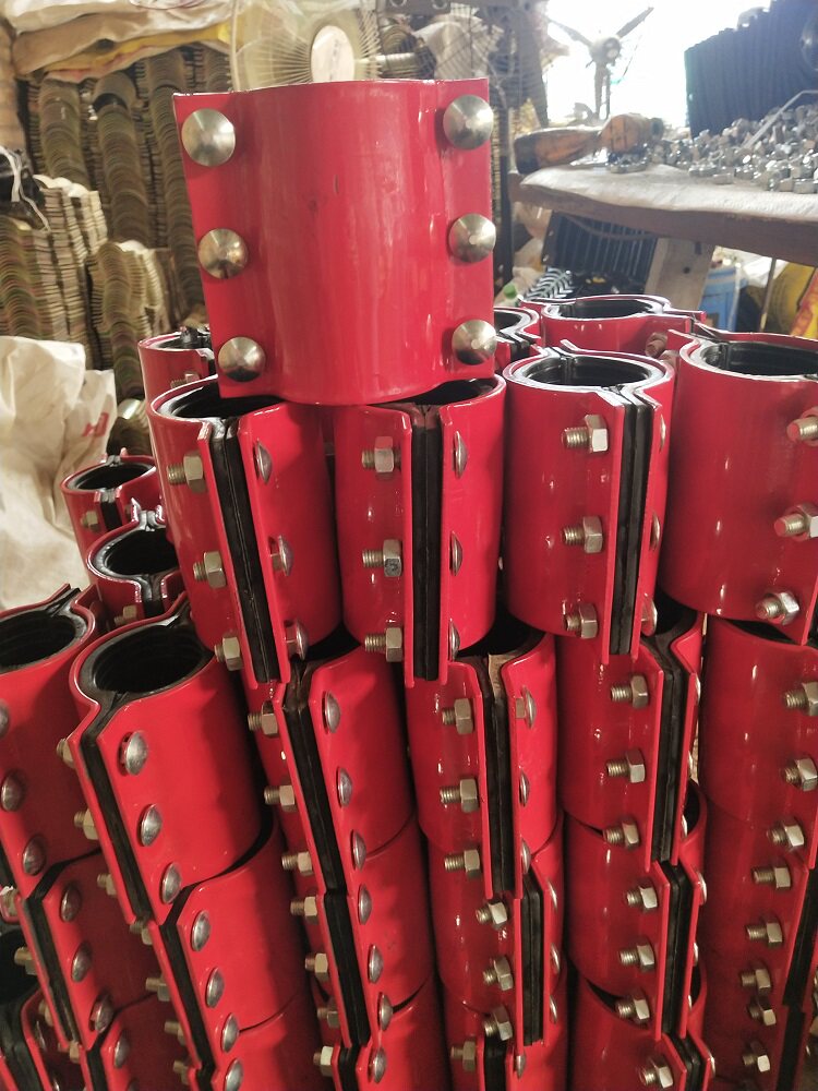 精品加厚哈夫节堵漏抢修钢板卡子开边抱箍快速接头