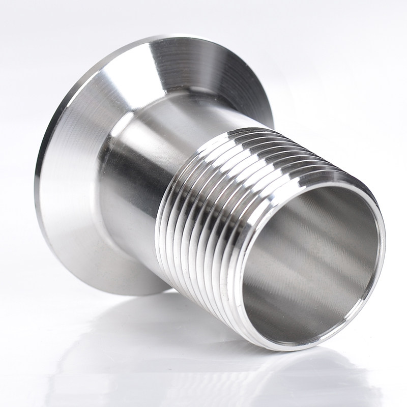 不锈钢快装外丝卫生级外螺纹接头快接丝扣卡盘接头