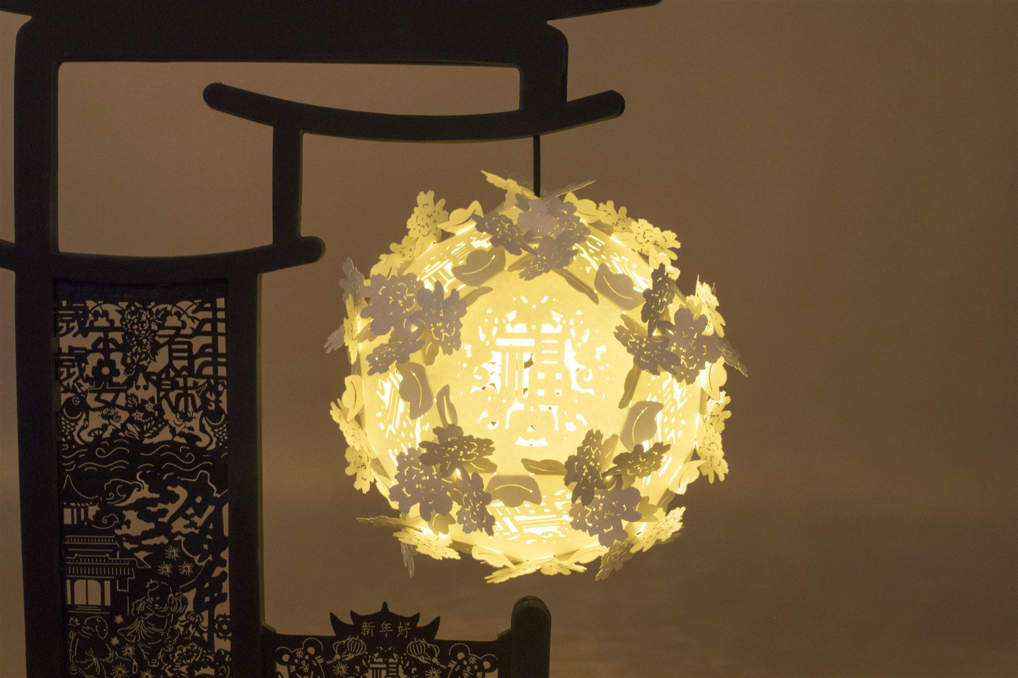 diy折纸古风手工立体夜灯材料文创礼品光影创意