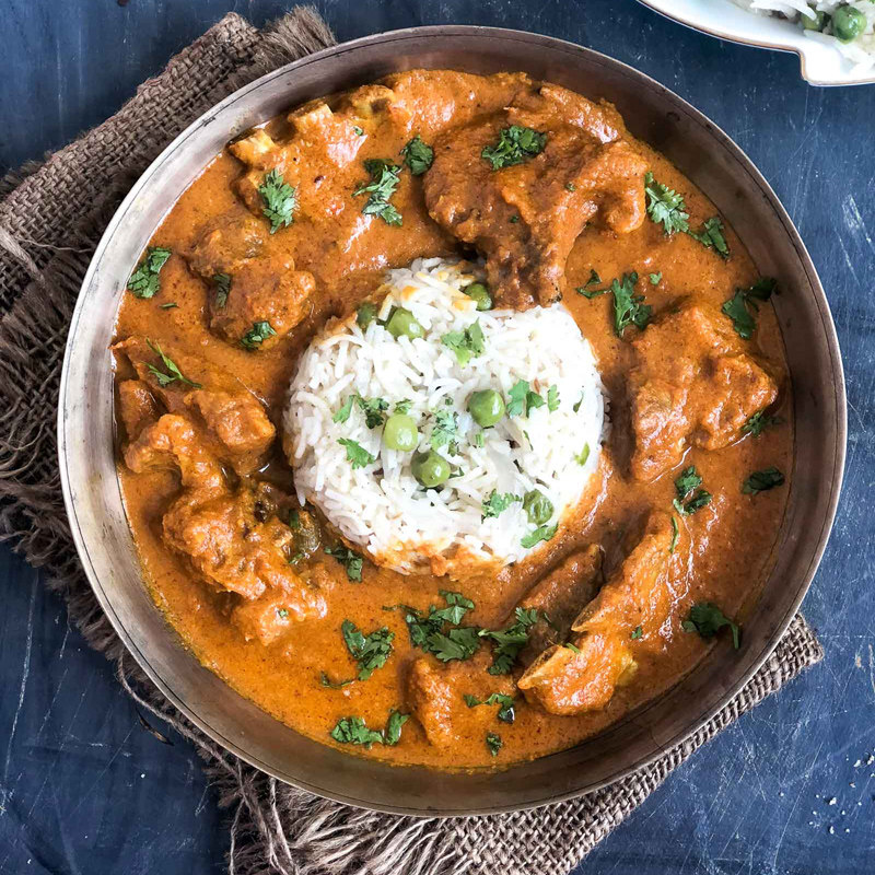 印度小厨鸡肉沙拉马莎拉马萨拉咖喱chickenmasala咖喱