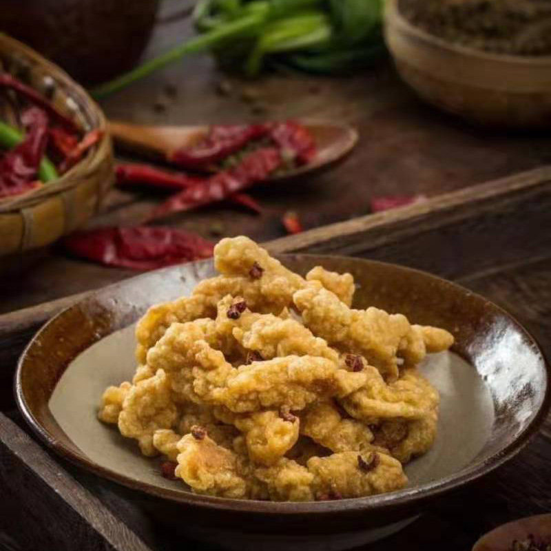 美好农家小酥肉1000g火锅店小吃花椒酥肉油炸肉块猪肉烹饪食材干