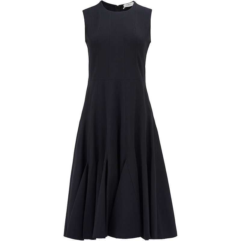 ports宝姿女装2020秋季新品无袖长款连衣裙