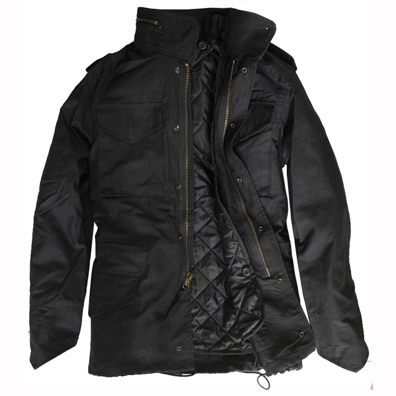 美军m65风衣战术户外外军黑色军版加厚冬装保暖棉衣