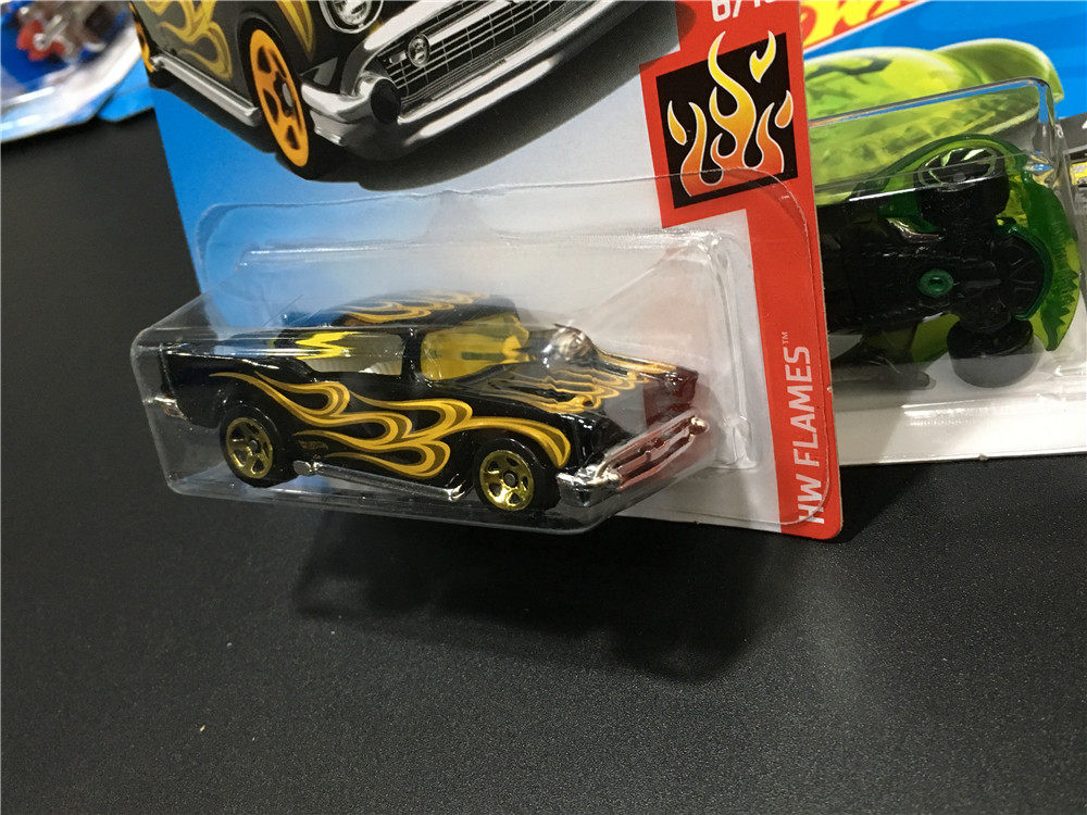 美泰风火轮火辣小跑车模型玩具 雪佛兰老爷车57 chevy 9f批次