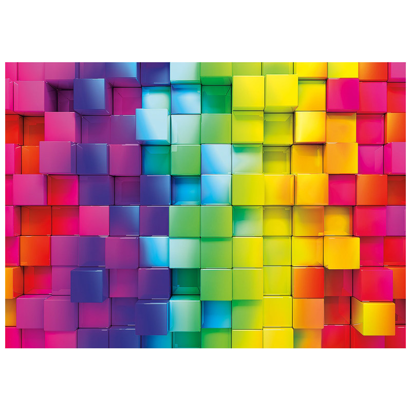 美国buffalo进口成人拼图1000片300片cmyk千色渐变彩虹11711