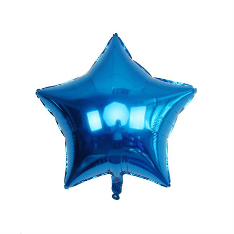 32寸五角星铝膜金银多色婚庆布置铝箔气球装饰气球