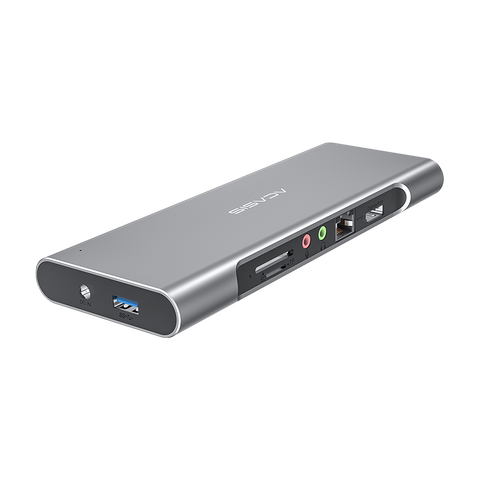 acasis雷电3笔记本电脑扩展坞多接口10合1typec拓展usb分线器hub