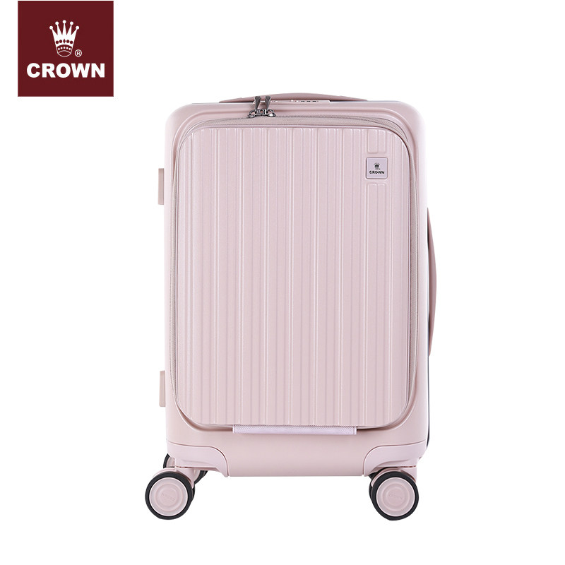 crown皇冠行李箱前置20拉杆25旅行28铝框商务拉链5278学生女登机