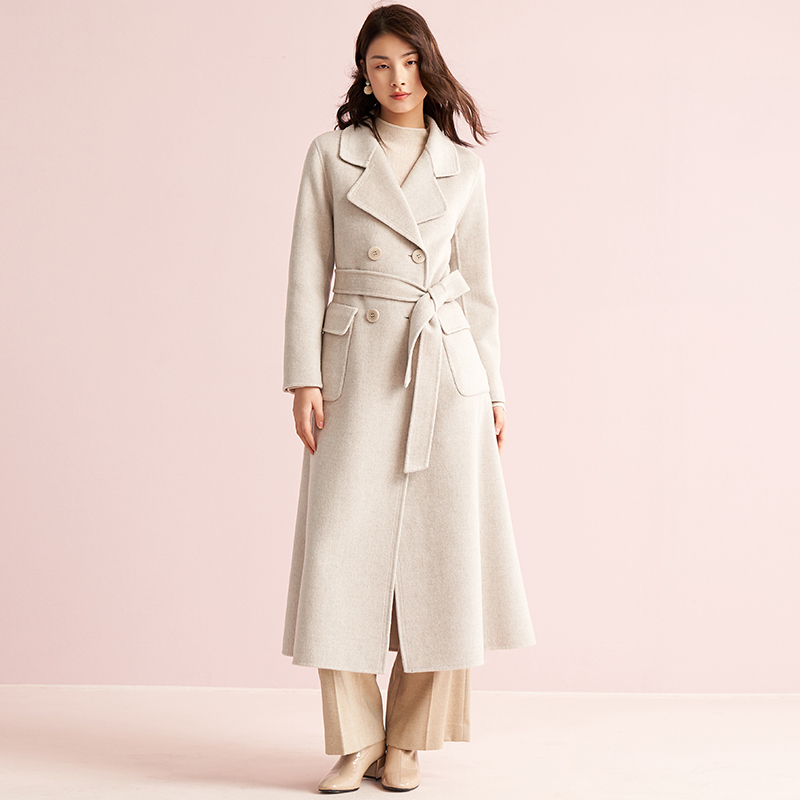 尖货首商场同款gloria歌莉娅女装山羊绒大衣外套19nr6e010毛呢外套