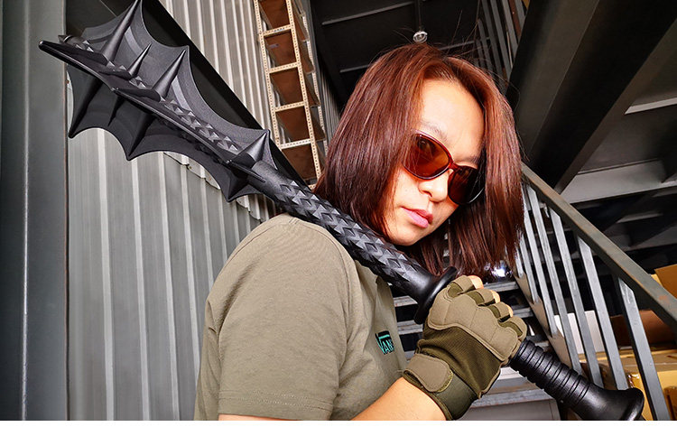 美国联合刀具守夜人叶锤大头钉锤狼牙棒短棍防身更多武术装备