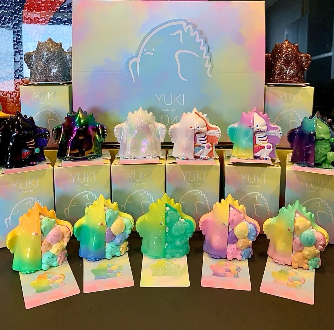 yuki进化论系列盲盒指定确认popmart泡泡玛特手办礼物潮玩盲盒