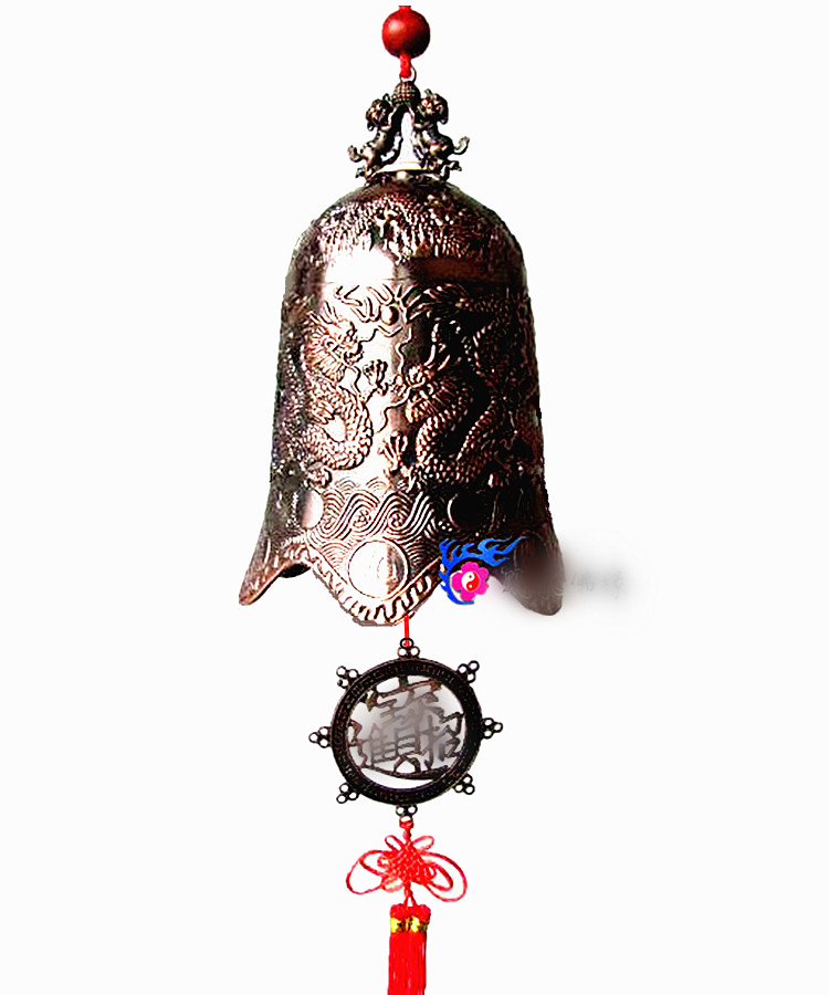 九龙麒麟风铃大号铜钟铃铛挂件门窗窗口挂饰风铃及配件