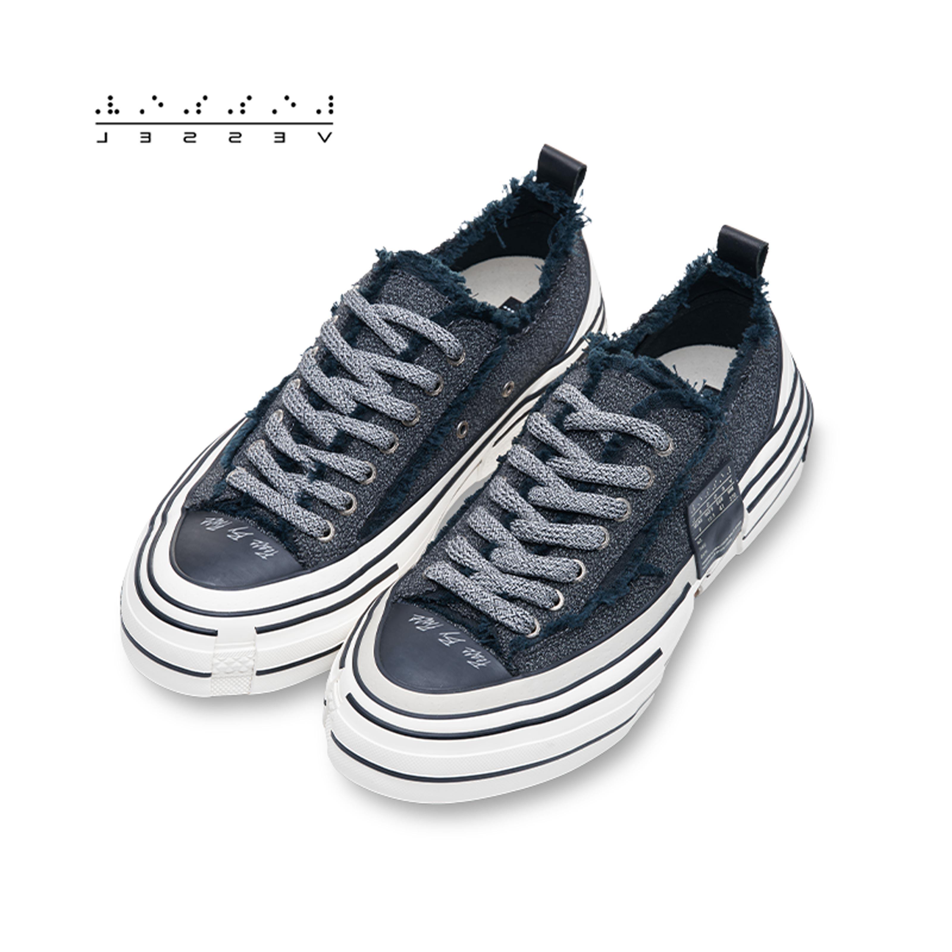 xvessel冬季新款圣诞满天星明星情侣款低时尚潮流帆布帆布鞋