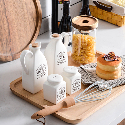 样板房间厨房摆件橱柜饰品陶瓷仿真食物蛋糕组合简约花艺软装摆设