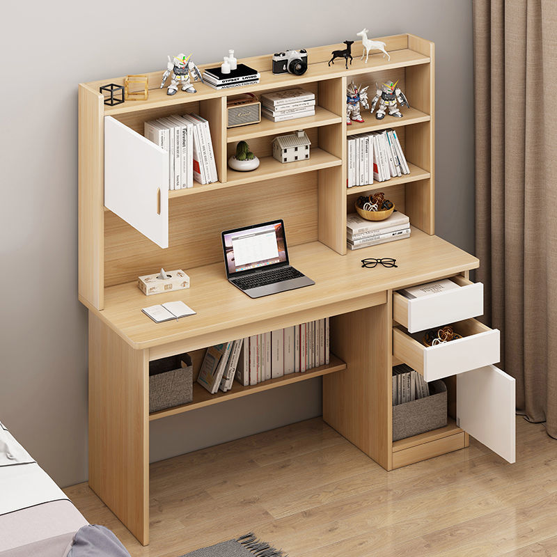 电脑桌书桌学生学习桌办公桌书柜一体写字桌