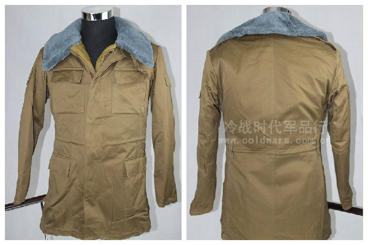 苏联原品苏军m81冬季作战套装阿富汗棉服毛领作训外套