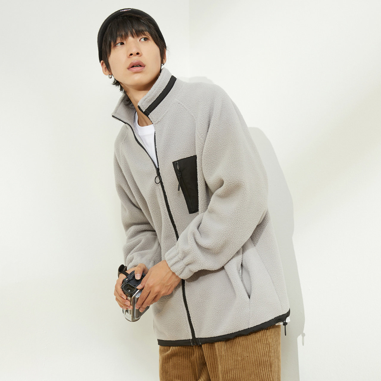 美特斯邦威羊羔外套宽松秋冬韩版潮泰迪夹克224493卫衣