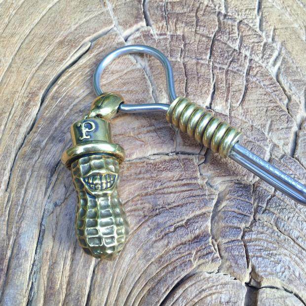 美国jeffdecker黄铜红铜汽车钥匙圈复古余文乐jdk钥匙扣钥匙扣