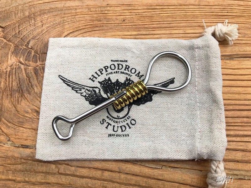 美国jeffdecker黄铜红铜汽车钥匙圈复古余文乐jdk钥匙扣钥匙扣