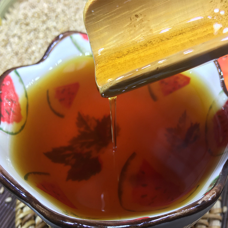 小磨香油农家自榨芝麻油无添加纯正正宗1斤玻璃香油