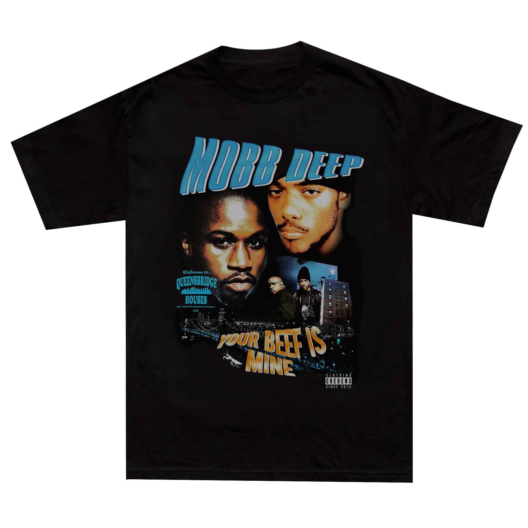 mobbdeep短袖havocprodigy帮派说唱gunitrecordsshookt恤