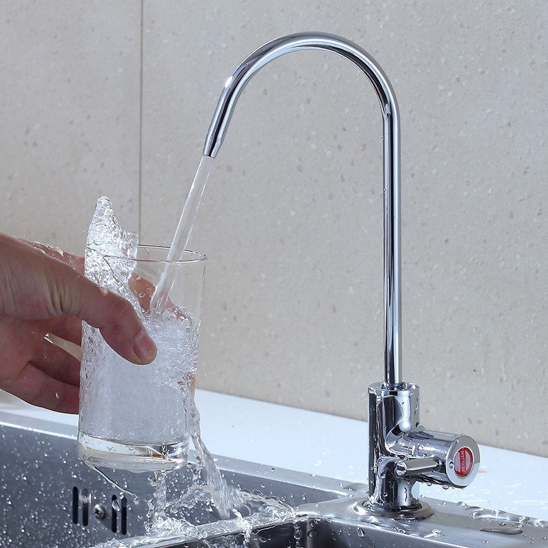 直饮水龙头2分 3分净水器纯净水三叉单双出水家用快接鹅颈龙头