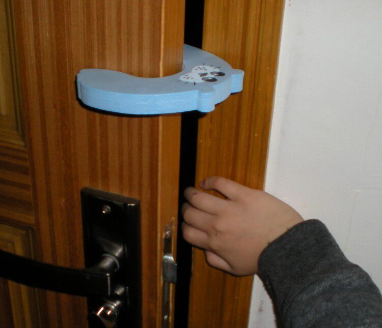 宝宝宝宝安安全用品门卡婴儿可爱防夹手卡通门夹安全门卡